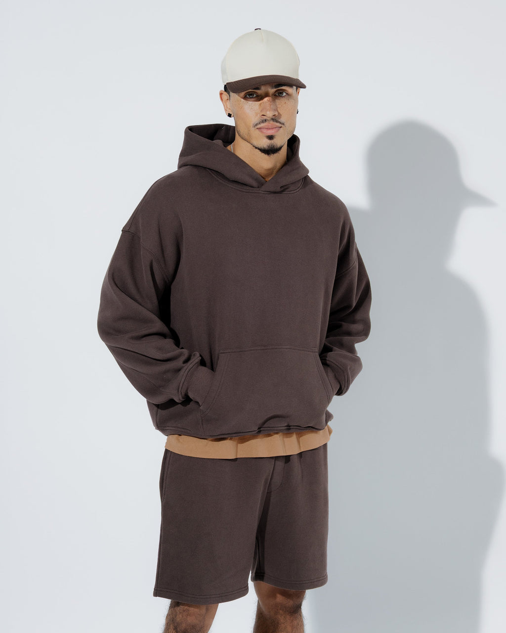 Heavyweight Pullover Hoodie & 5" Core Fleece Short Set - View 27