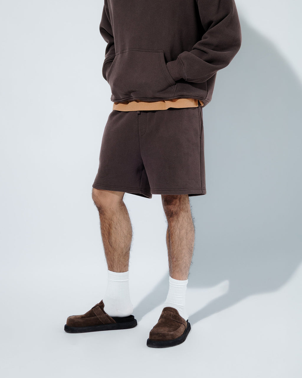 Heavyweight Pullover Hoodie & 5" Core Fleece Short Set - View 31