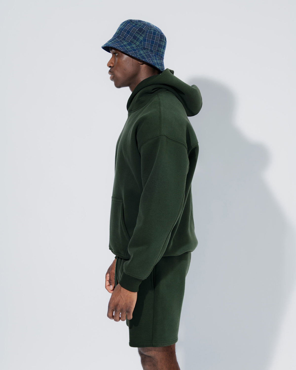 Heavyweight Pullover Hoodie & 5" Core Fleece Short Set - View 12