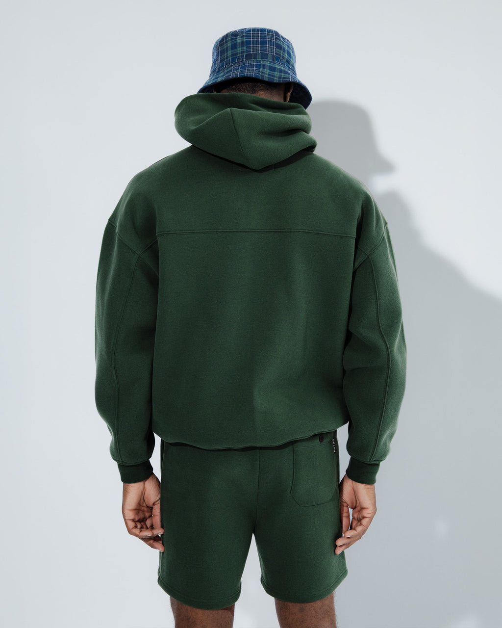 Heavyweight Pullover Hoodie & 5" Core Fleece Short Set - View 18