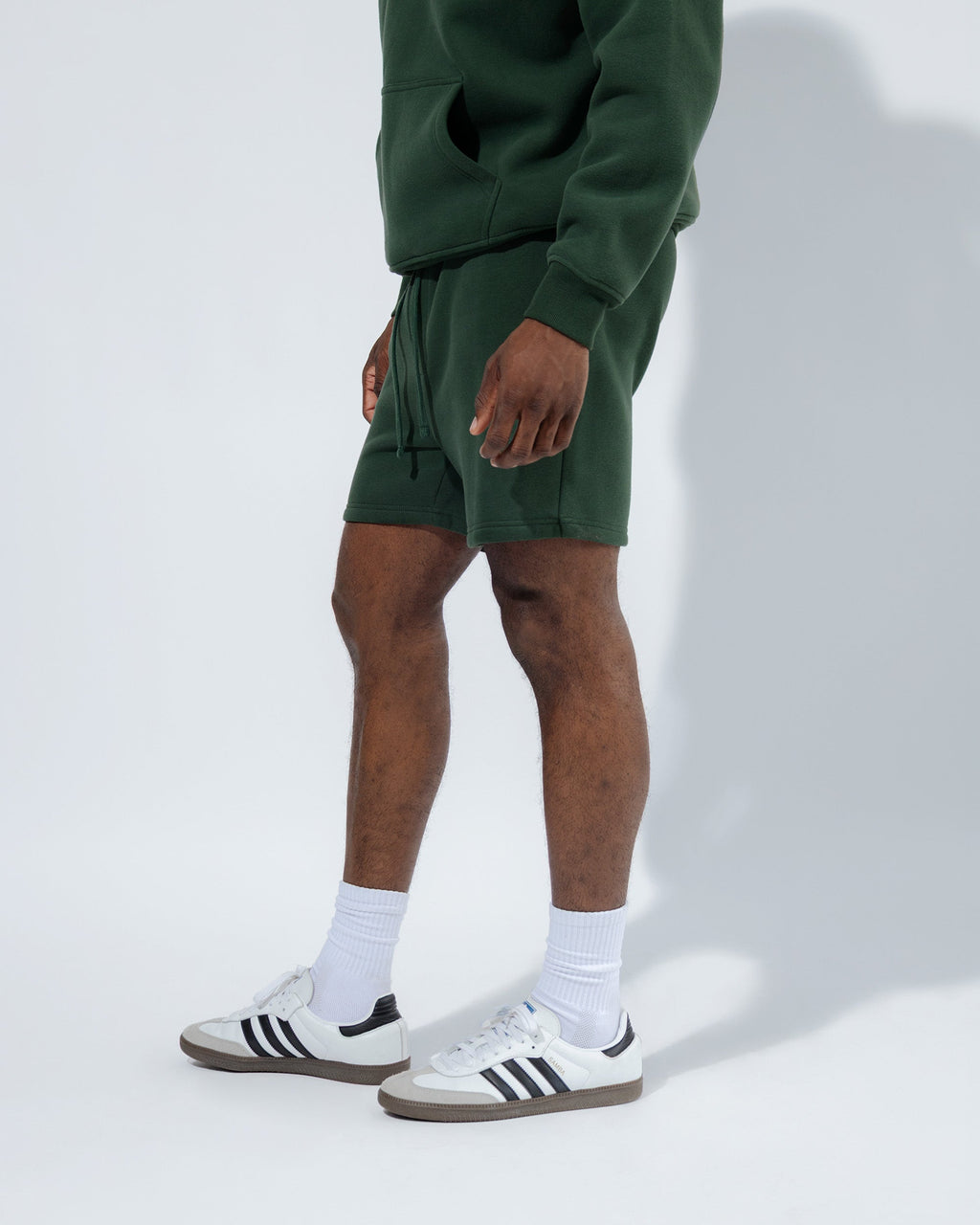 Heavyweight Pullover Hoodie & 5" Core Fleece Short Set - View 15