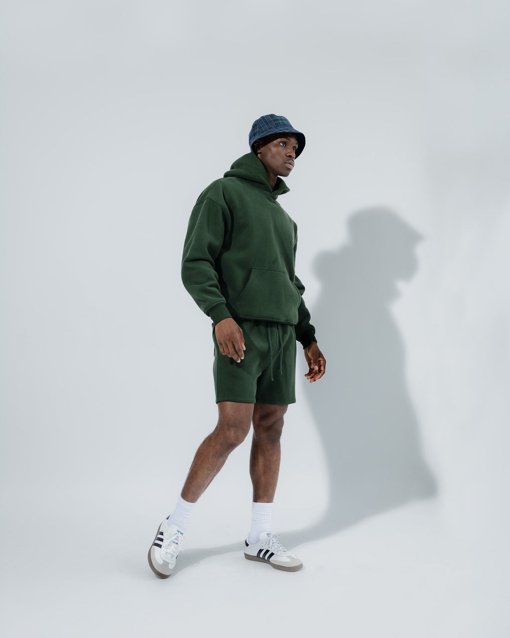 Heavyweight Pullover Hoodie & 5" Core Fleece Short Set - View 17