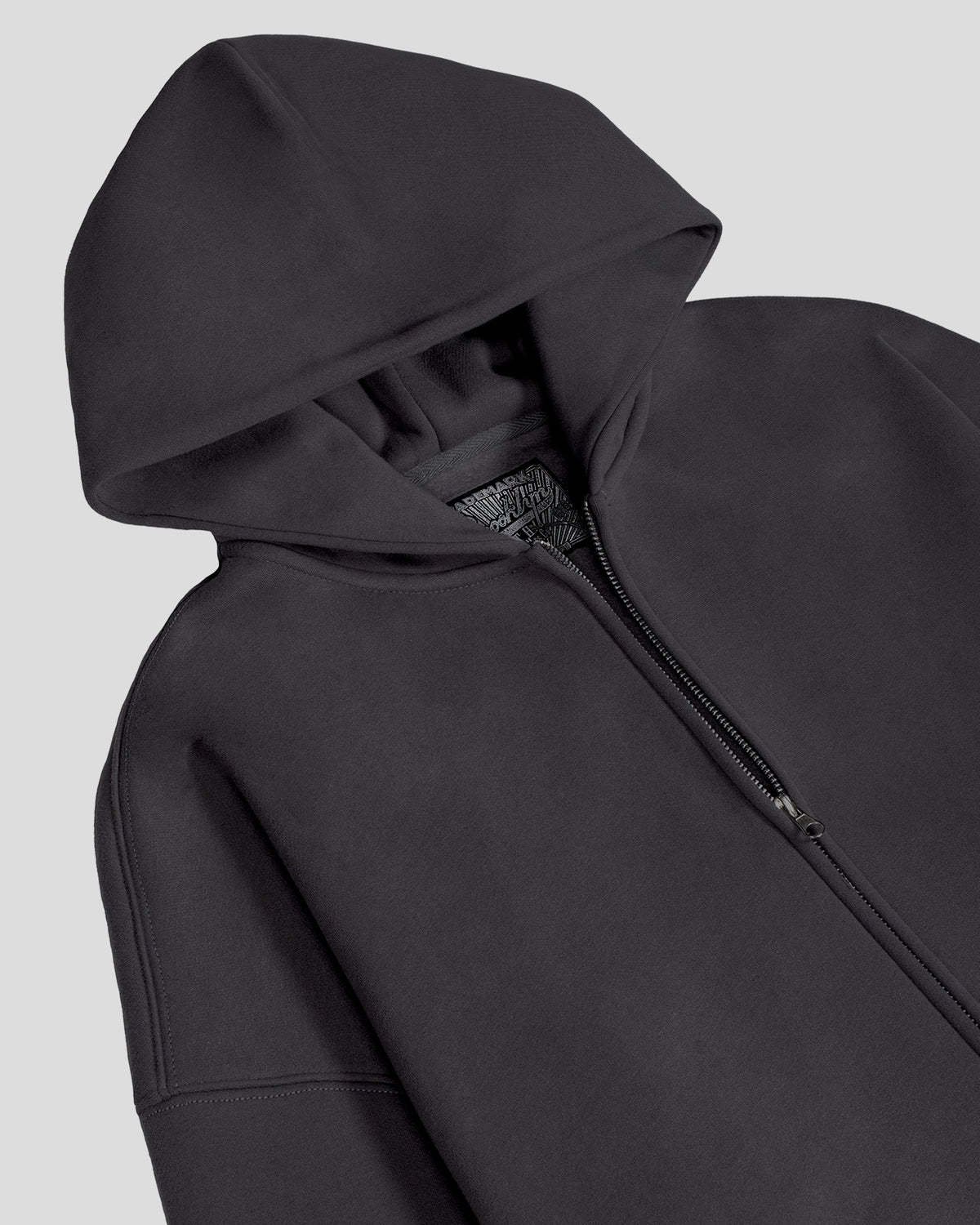 Heavyweight Full Zip Hoodie & 5" Fleece Short Set - View 10