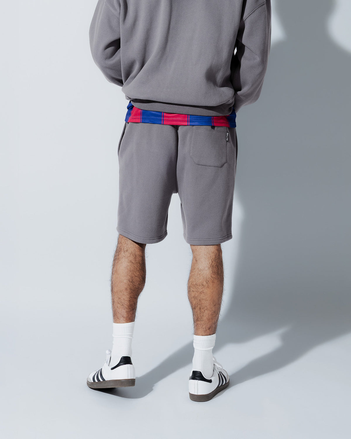Heavyweight Full Zip Hoodie & 5" Fleece Short Set - View 23
