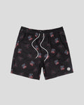 7" Neon USA Swim Shorts - Black - View 1