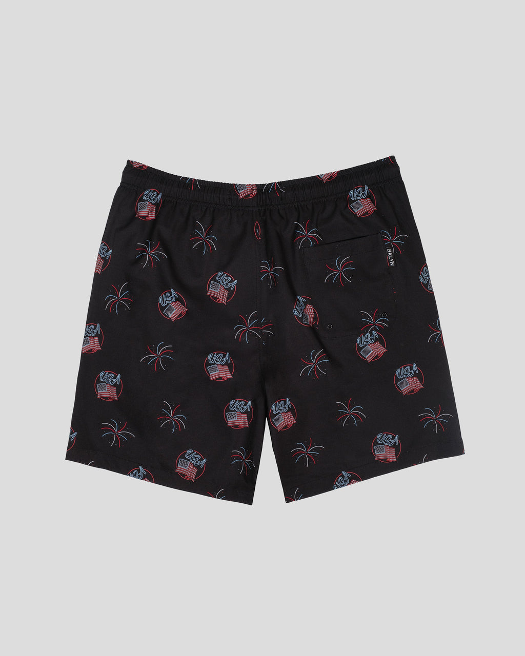 7" Neon USA Swim Shorts - View 2