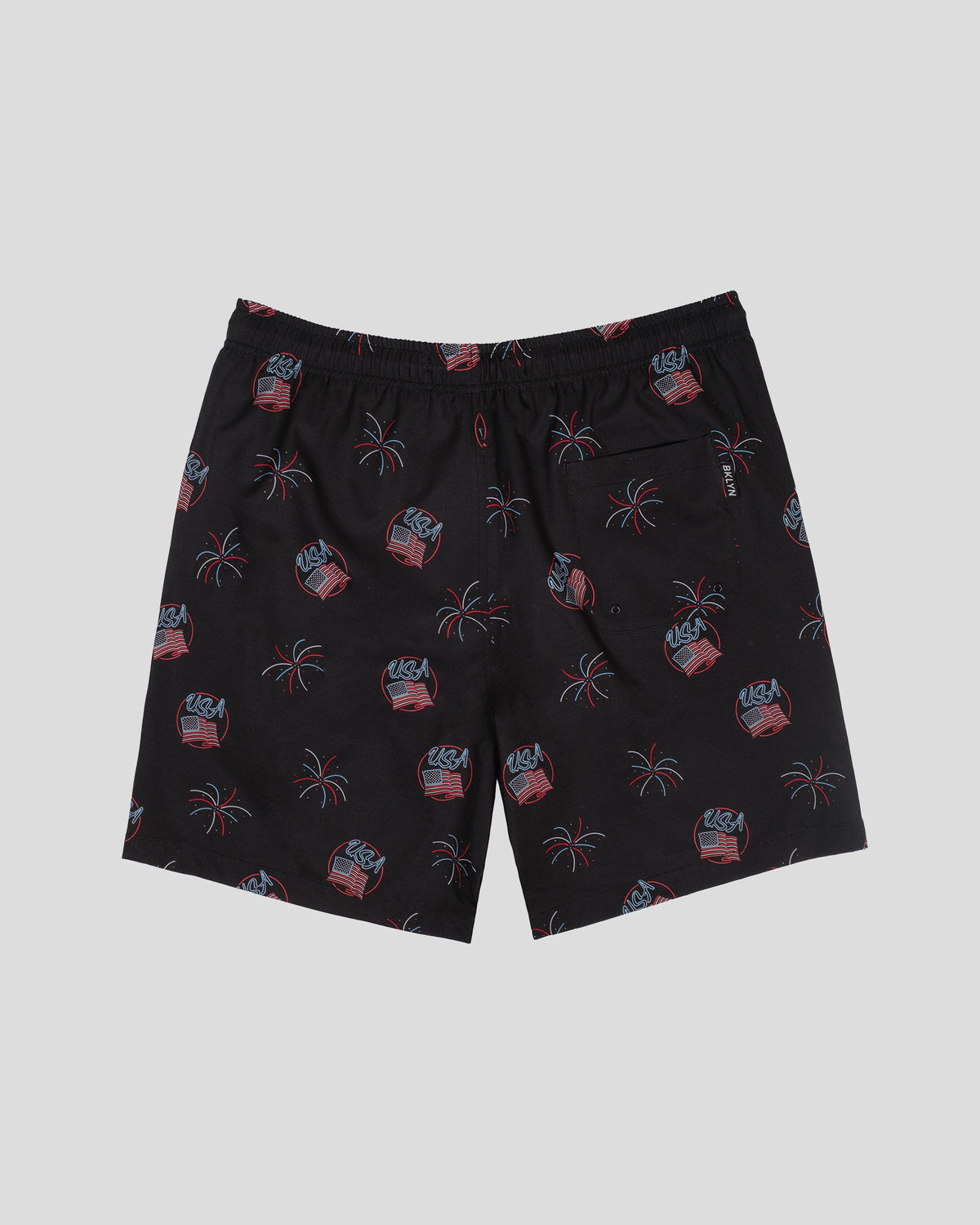 7" Neon USA Swim Shorts - View 2