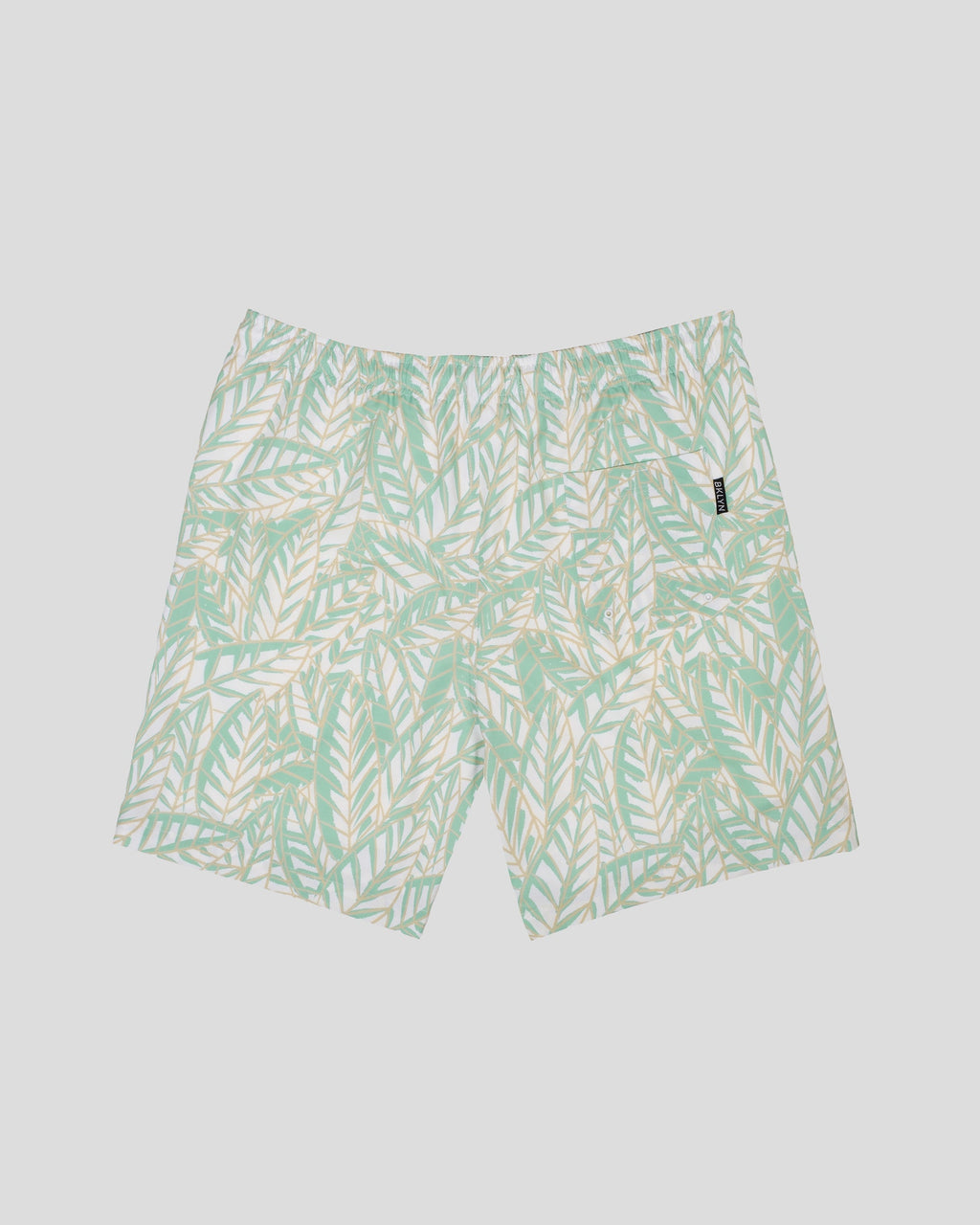 7" Abstract Leaves Swim Shorts - View 4